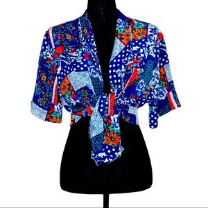 Selleca Vintage Patchwork Button Down